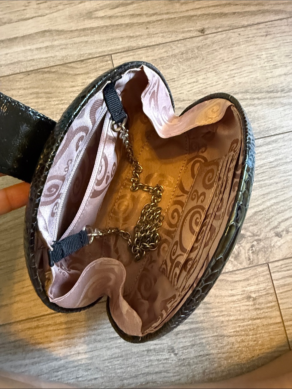 Brighton Midanuiere snakeskin evening bag - Picture 13 of 14